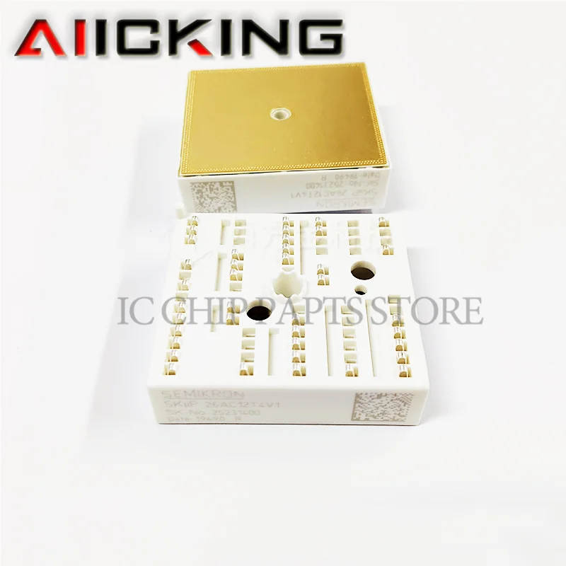 

SKIIP26AC12T4V1 1pcs,IGBT Array & Module Transistor, Six NPN, 90A, 1.85V, 1.2kV, Module,Original In Stock