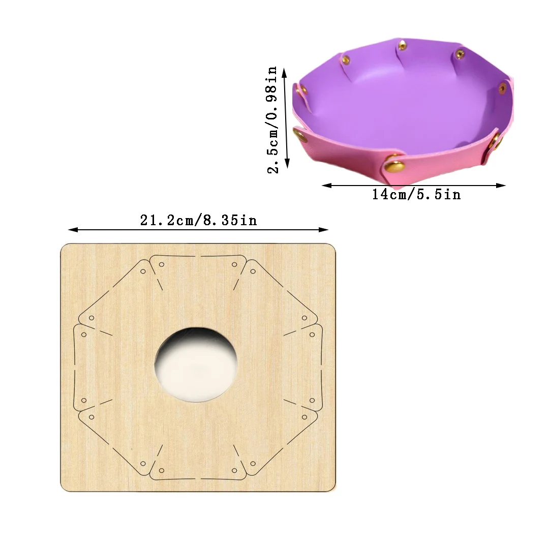 

1 piece 20 cm tray wooden cutting dies leather wooden mold suitable for most machine