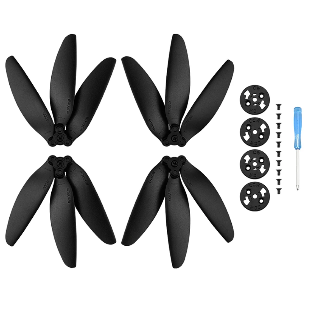 for DJI MINI SE/1/2 Drone Quick Release Propeller 4726f Color Propeller for MAVIC MINI 3 Blade Propeller Red Black  view 6