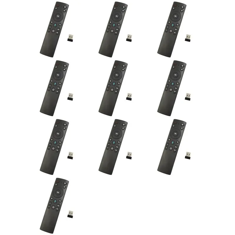 

ABUO-10X Q5 + Air Mouse Bluetooth голосовой пульт дистанционного управления для Smart TV Android Box IPTV беспроводной 2,4G голосовой пульт дистанционного управления