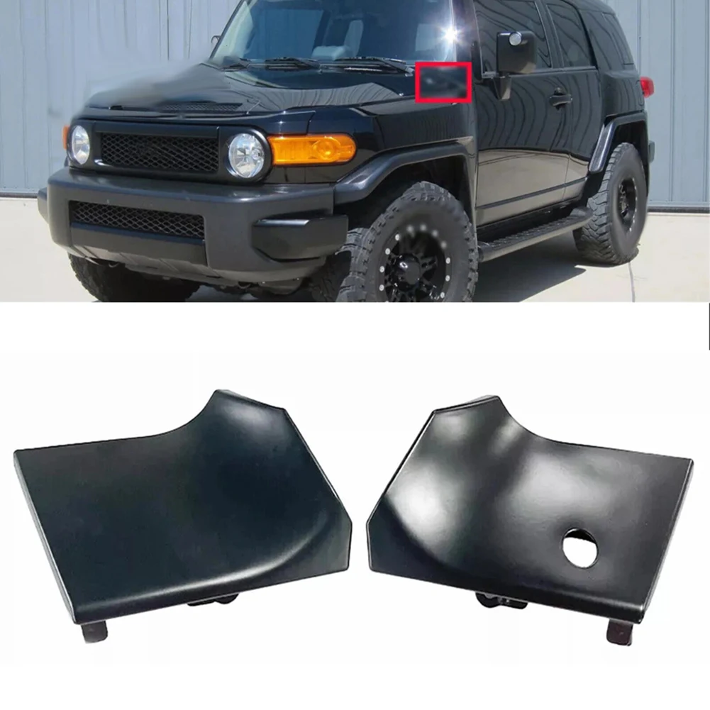 Immagine 4: Per Toyota PER FJ Cruiser 07-21 Cofano Rivestimento Laterale Della Copertura Anti-Graffio Resistente Pannello NERO ABS Accessori Auto
