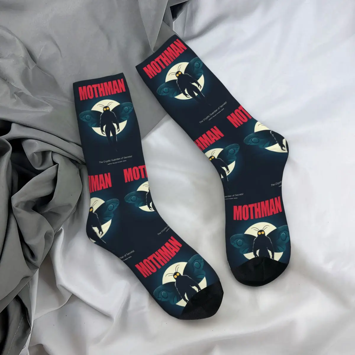 Mothman poster cryptid legende socken harajuku strümpfe die ganze saison lang socken zubehör für das geburtstags geschenk der frau des mannes