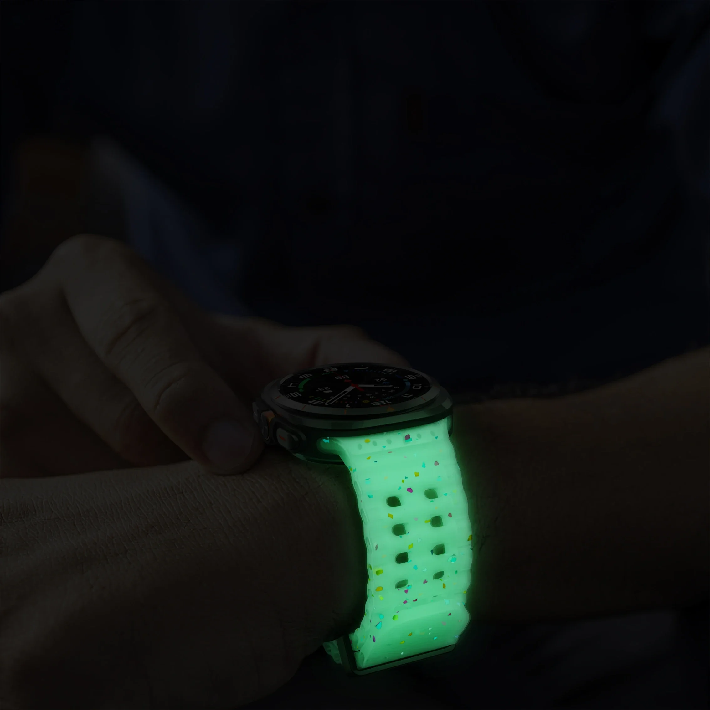 Silicone Breathable Strap For Samsung Galaxy Watch Ultra 47mm Marine Wristband Bracelet Galaxy Watch Ultra(2025) 47mm  Watchband image 6