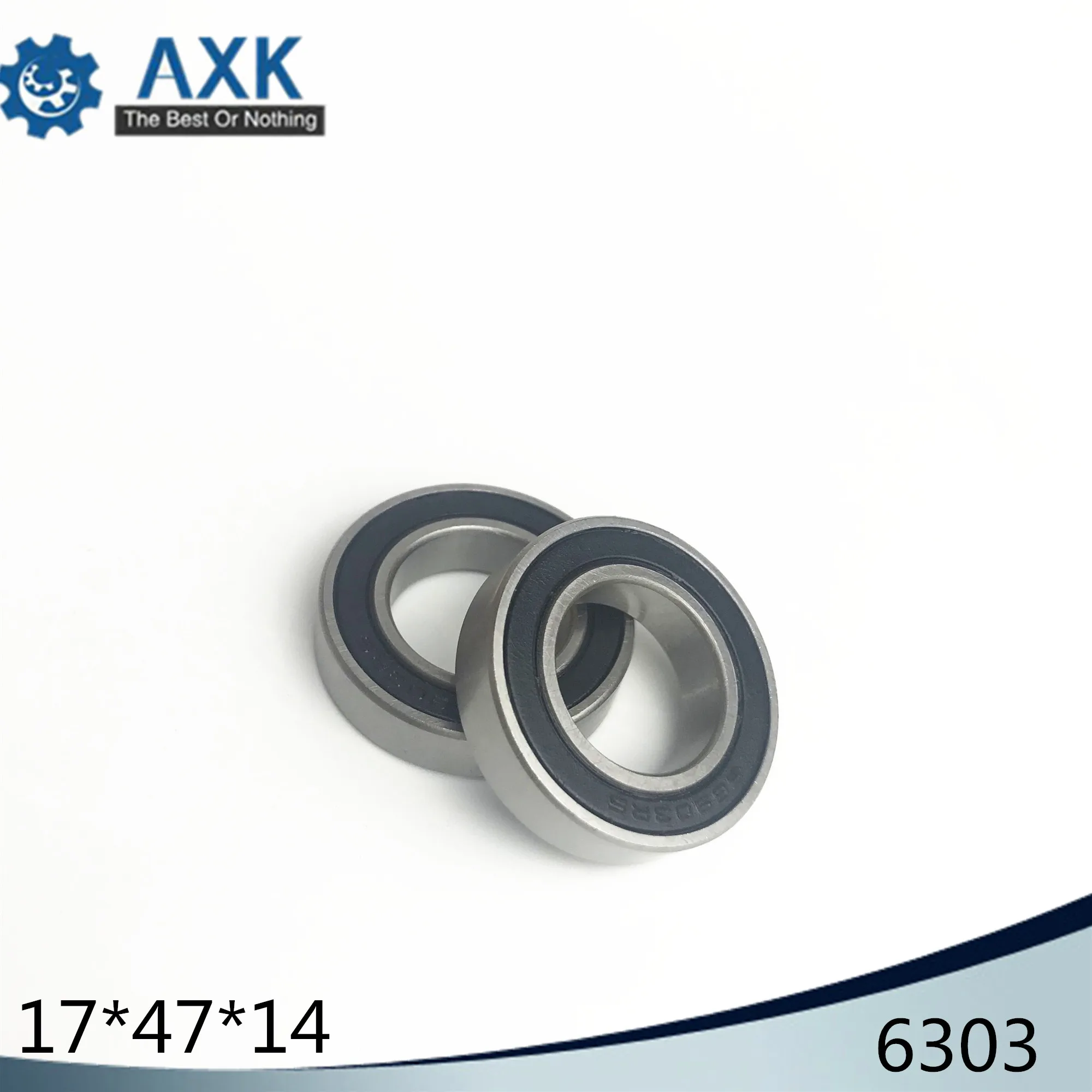 6303 Hybrid Ceramic Bearing 17*47*14 mm ABEC-1 ( 1 PC) Industry Motor Spindle 6303HC Hybrids Si3N4 Ball Bearings 3NC 6303RS