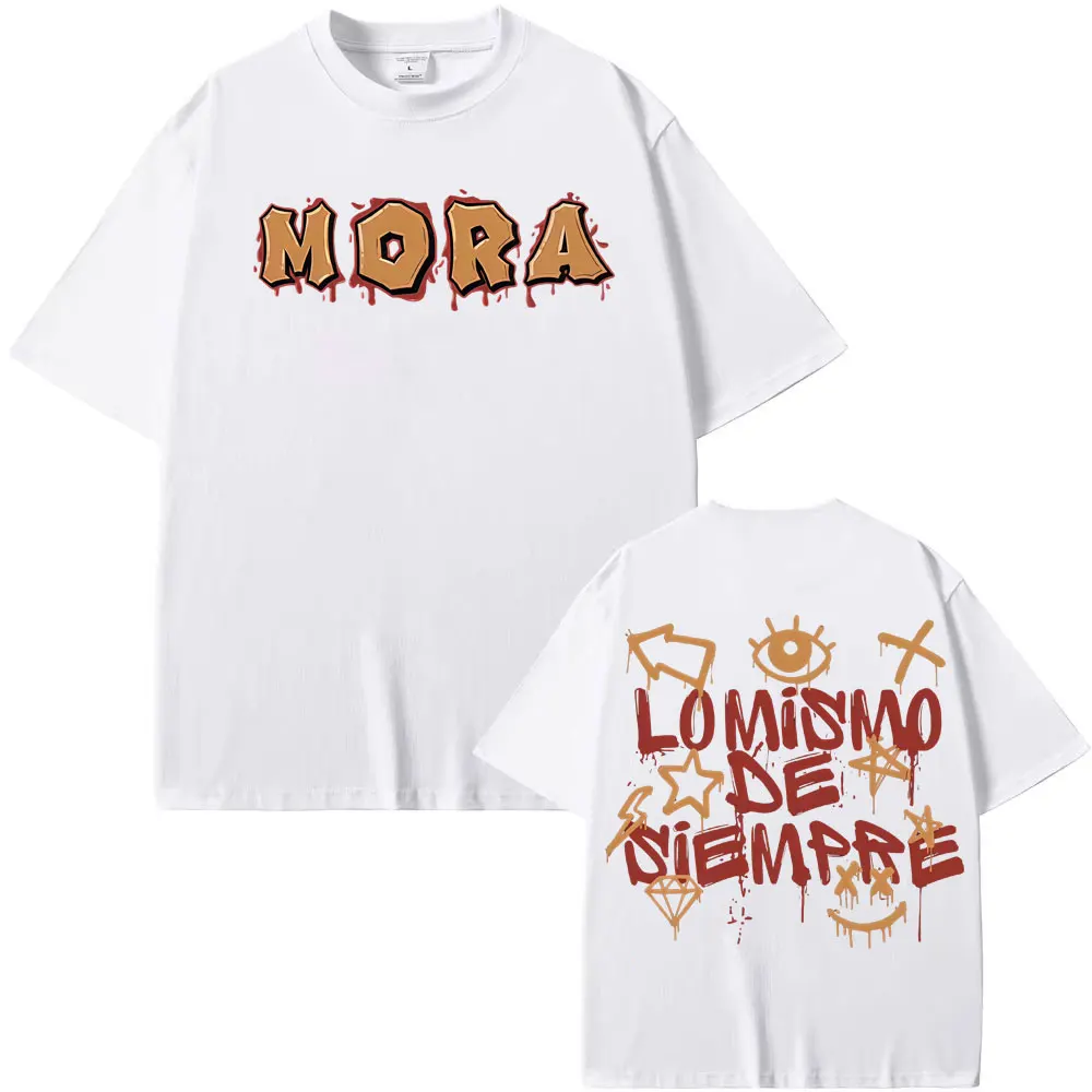 مغني الراب مورا لو ميسمو دي سيمبر ألبوم 2025 طباعة تي شيرت ملابس للرجال القطن قصير الأكمام تي شيرت خمر نمط القوطية التي شيرت #1