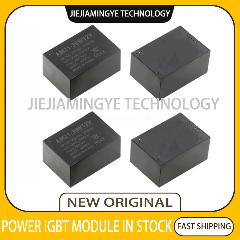

NEW AM21-36W12V AC-DC Voltage reduction isolation module switch power supply 100-250Vac 60Hz 3000ma