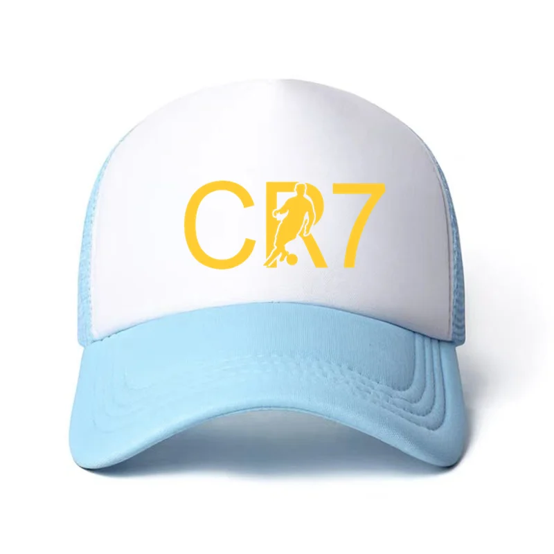 Children\'s Hat 6-15 Y Teen CR7 Printed Boys Girls Travel Party Sun Hat Sports Baseball Hat 58CM Beautiful Girl Charm Casual Hat