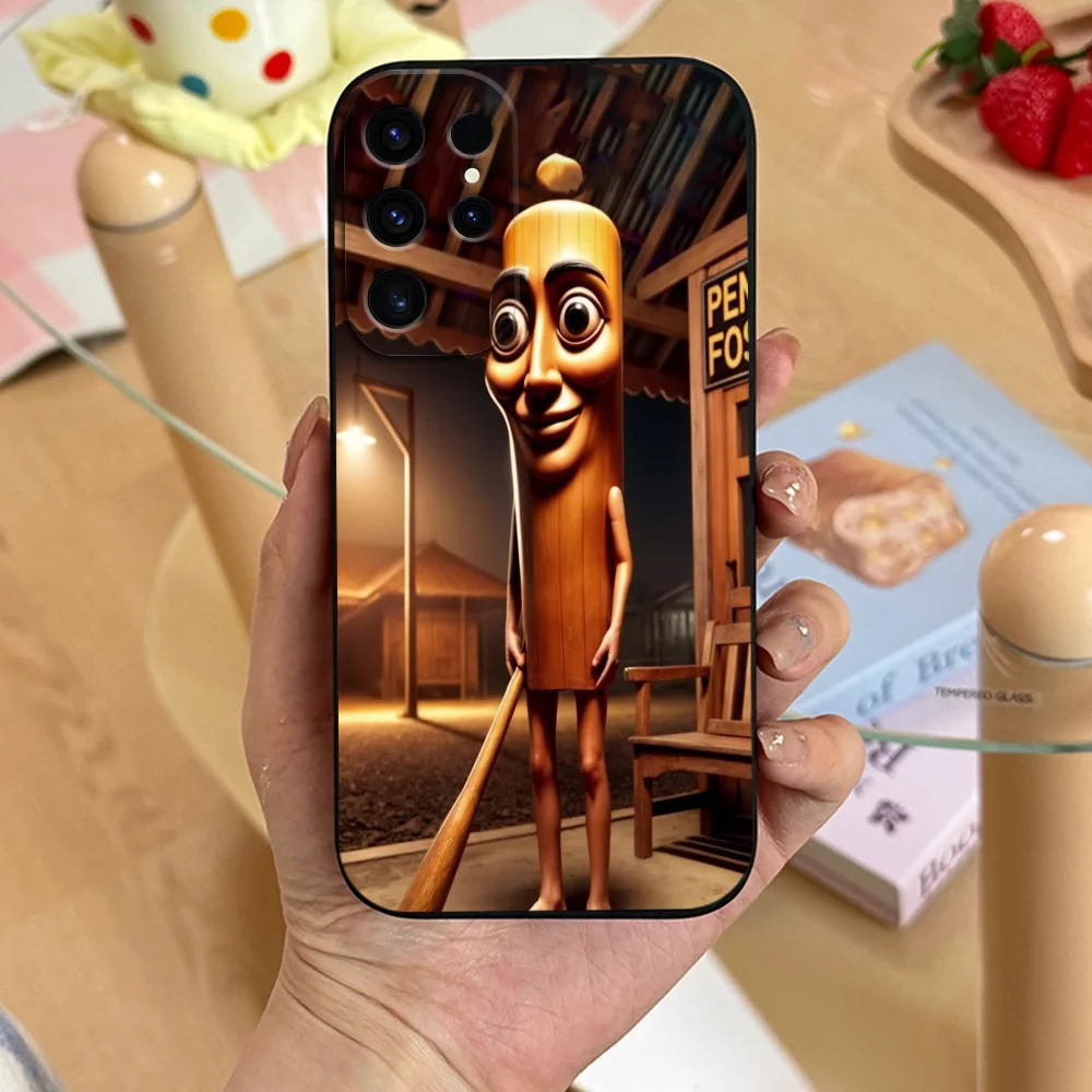 อิตาเลี่ยน Brainrot สัตว์สร้างสรรค์เคสโทรศัพท์ FUNDA สําหรับ Samsung S25 S24 S23 S22 S21A56 A55 FE ULTRA PLUS ซิลิโคนนุ่มปกสีดํา