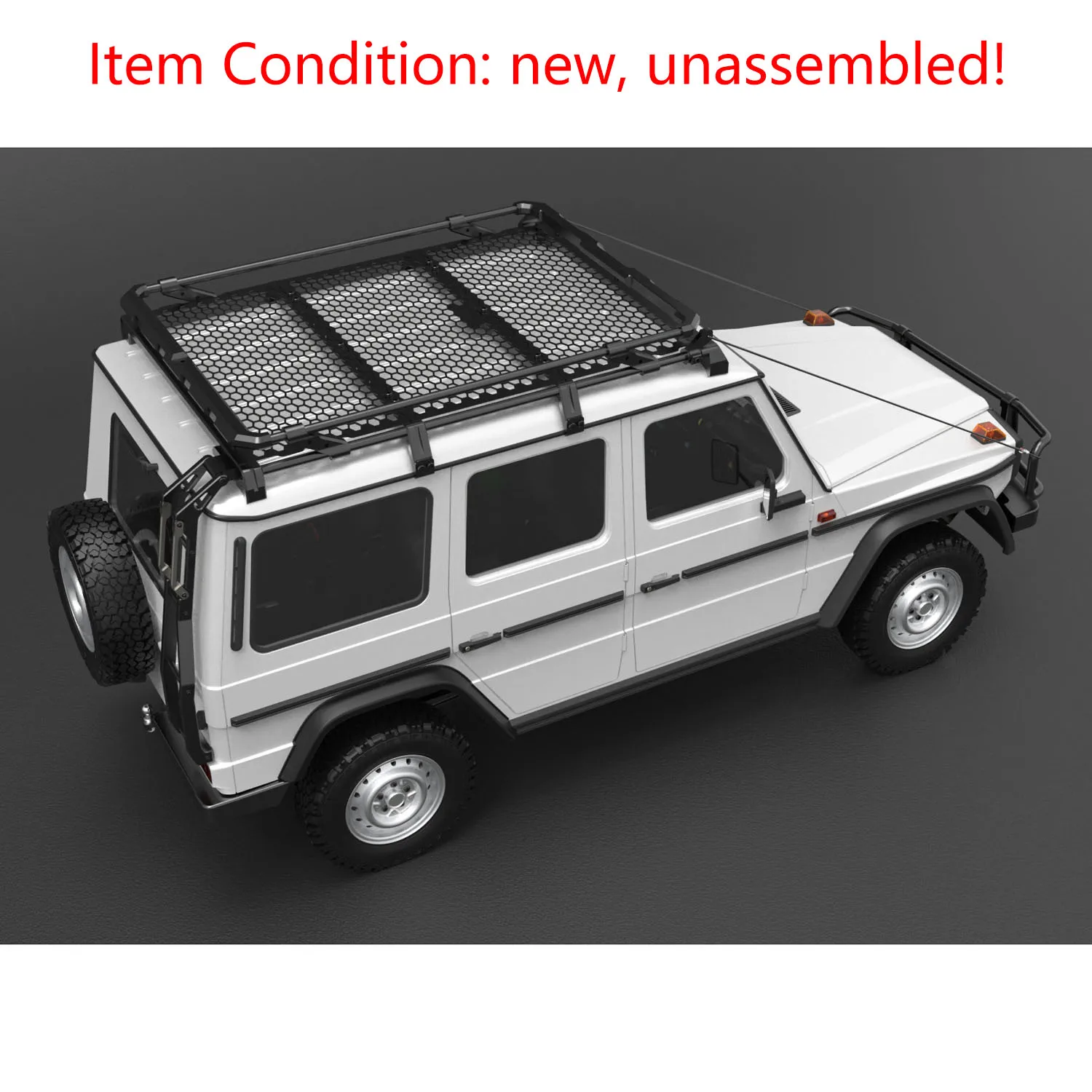 

Металлический радиоуправляемый внедорожник 1/8 CAPO: набор для сборки, модель автомобиля с дистанционным управлением, блокировка дифференциалов, 2-скоростная коробка передач, без электроники