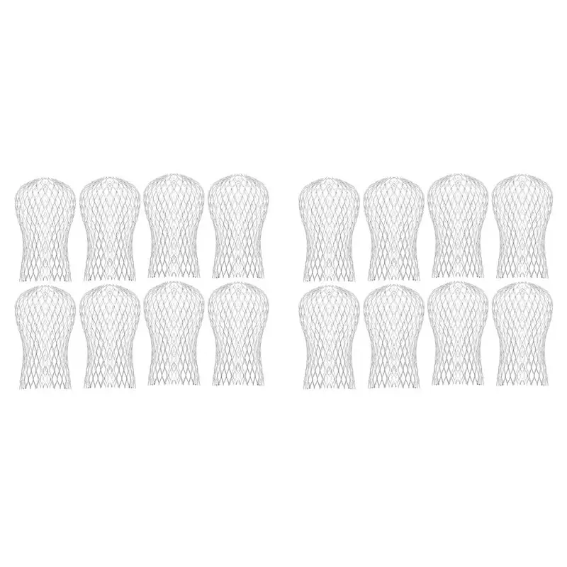 AC23-16Pcs Gutter Downspout Guard,Down Pipe Filter Mesh,Gutter Downpipe Leaf Screen Covers,Keeps Gutter Downpipes Clear