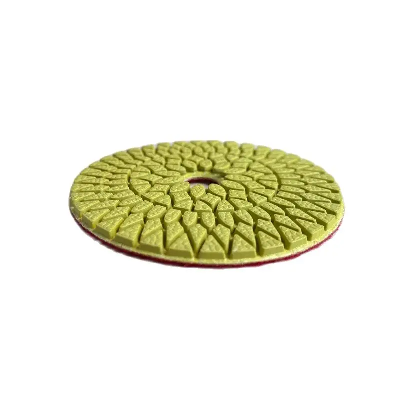 1 Piece 5-Steps Polishing Pad Flexible Wet Use Premium Diamond Granit Polishing Tool Marble Concrete Grinding