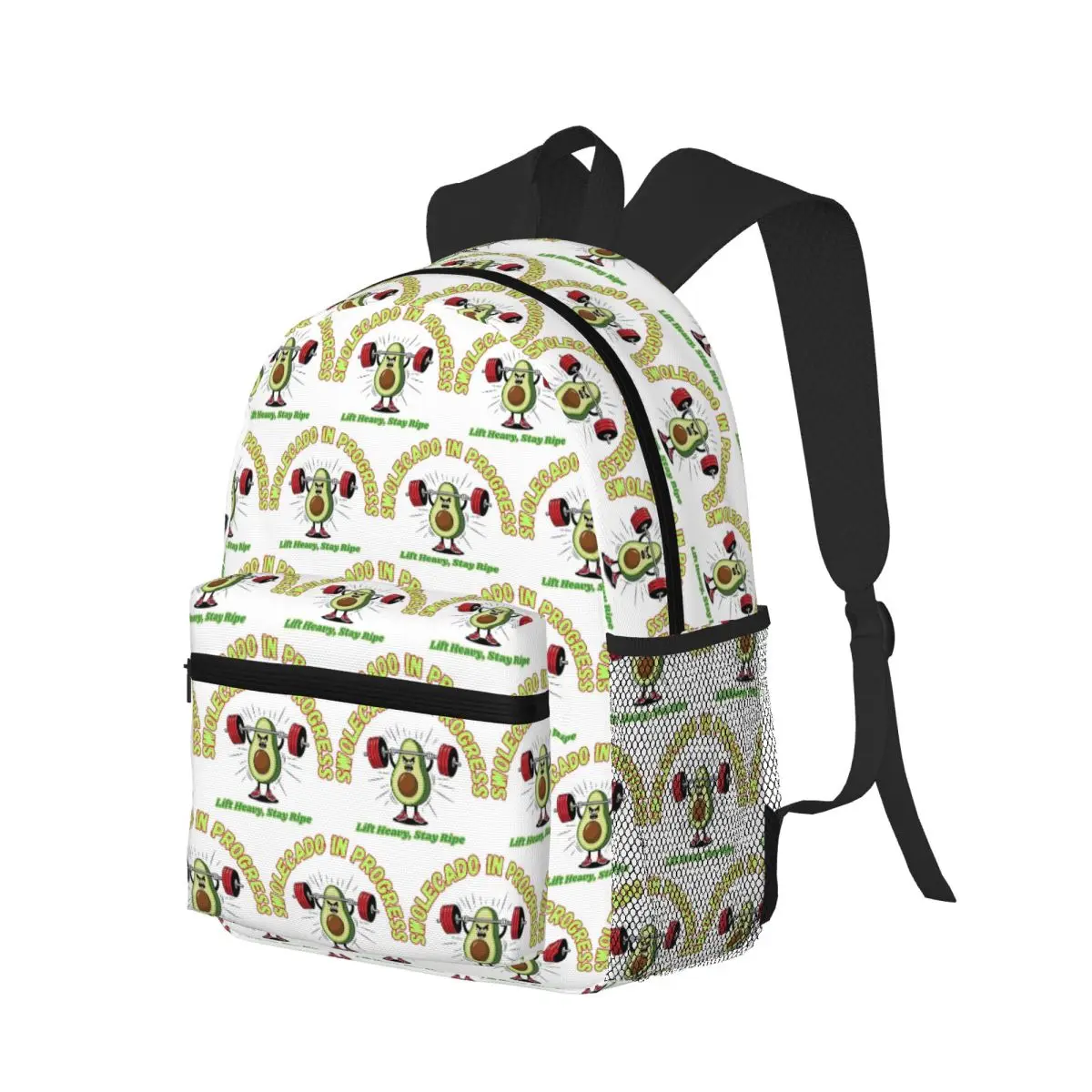

Let's Avocuddle Avocado Pun Cute Student Backpack School Bag Hiking Travel Daypack for Boys Girls Bookbag Shoulder Bags