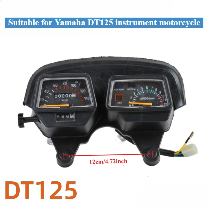 

Dirt Bike Motorcycle Gauges Cluster Speedometer Tachometer for Yamaha Enduro DT125 DT125R Speedometer DT 125 125R