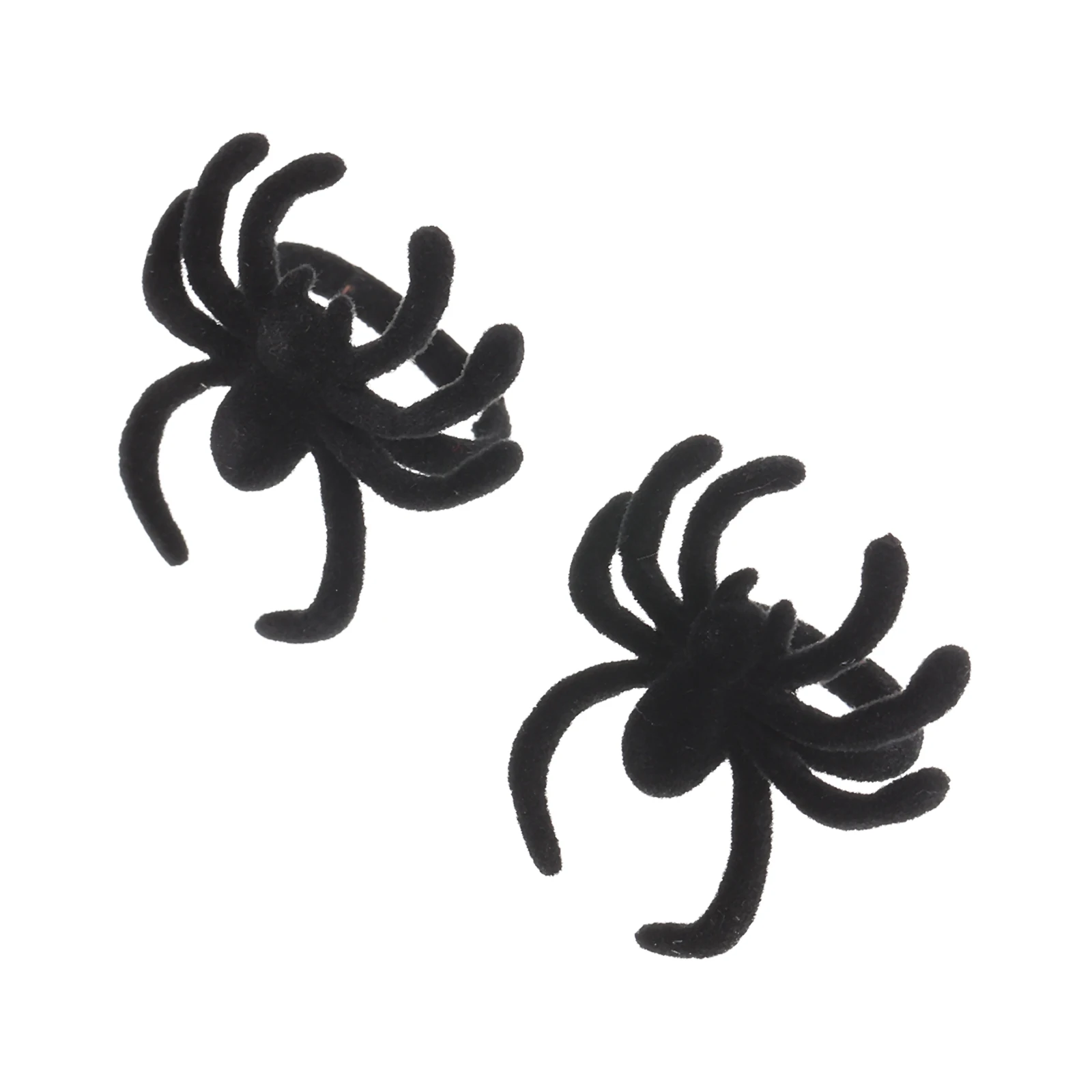 

2 PCS Halloween Ring Open Party Favors Spider Decorative Rings Men and Women The