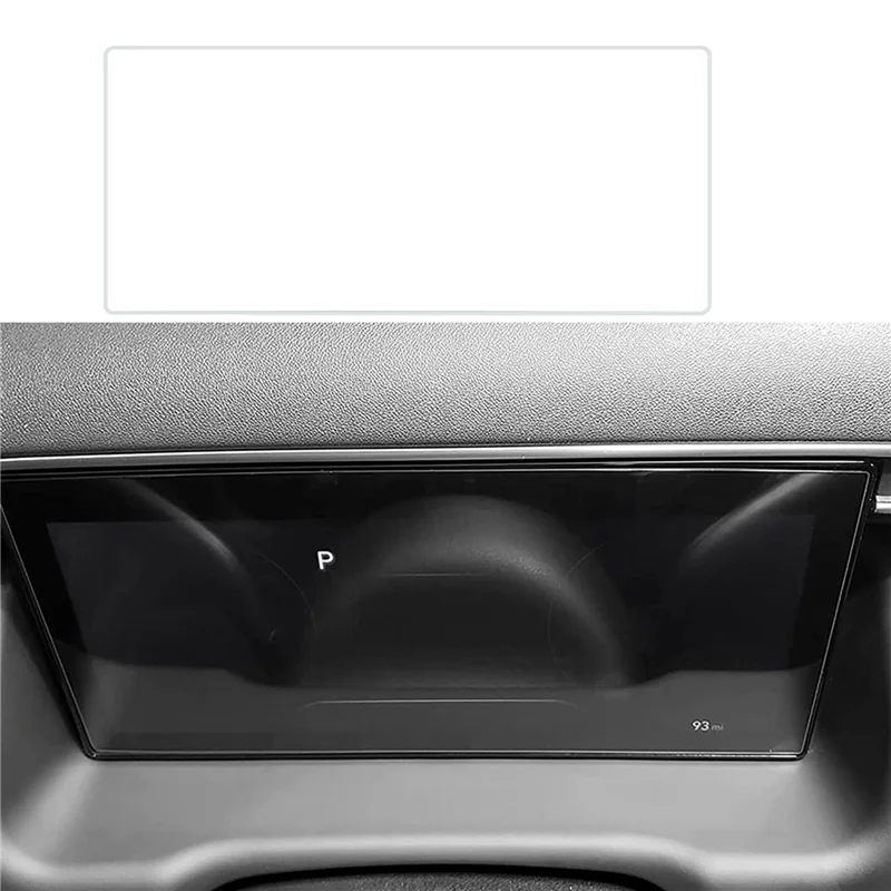 

2X For Hyundai Tucson 2021+ 10.25-Inch Dashboard Display Screen Film Protection Instrument Screen Tempered Glass Film