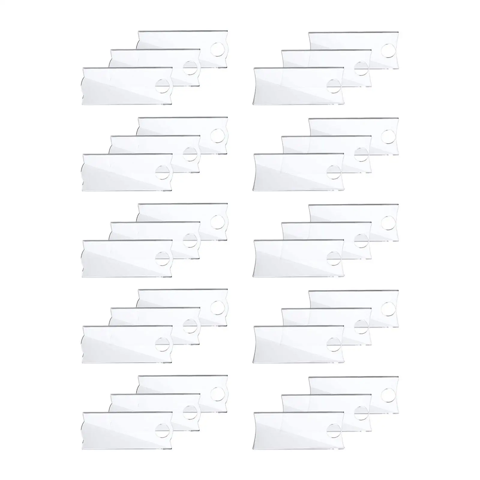 30 Pieces Acrylic Name Tags, for Cup, Name Plates ,Set Cup Nameplates , Topper Accessories, Cup Name Plates, Cup Name Tags