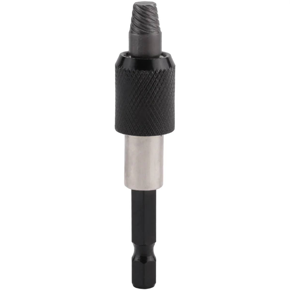 Juego de extractores de tornillos dañados, kit de extractores de tornillos pelados de 22 piezas, juego de extractores de tornillos rotos HSS con adaptador de broca y enchufe