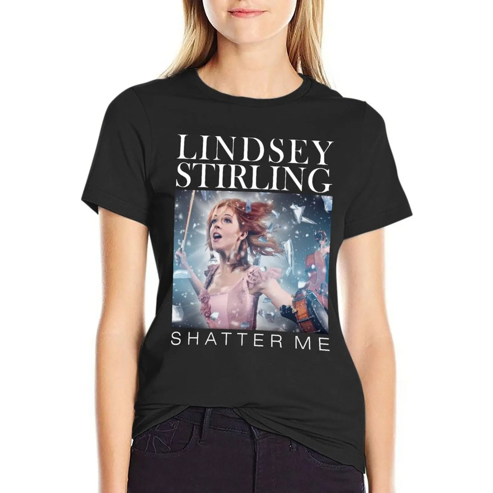 

LINDSEY STIRLING T-Shirt heavyweights cute clothes summer blouses woman 2024