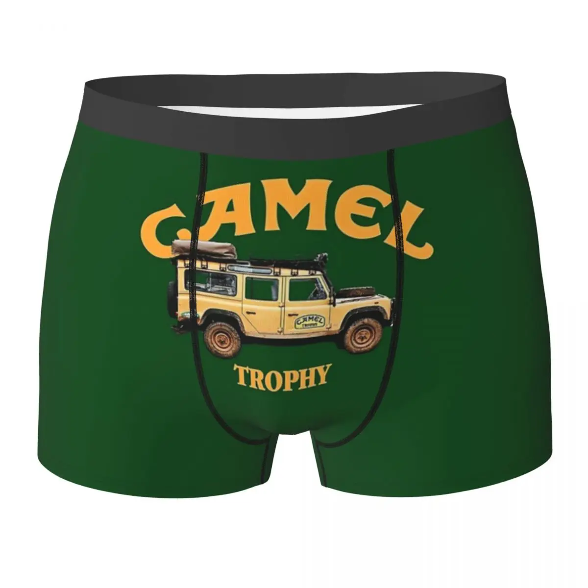 Boxer Underpants Shorts Camel Trophy Defender 110 Panties Men's Soft Underwear for Homme Man Boyfriend Gift