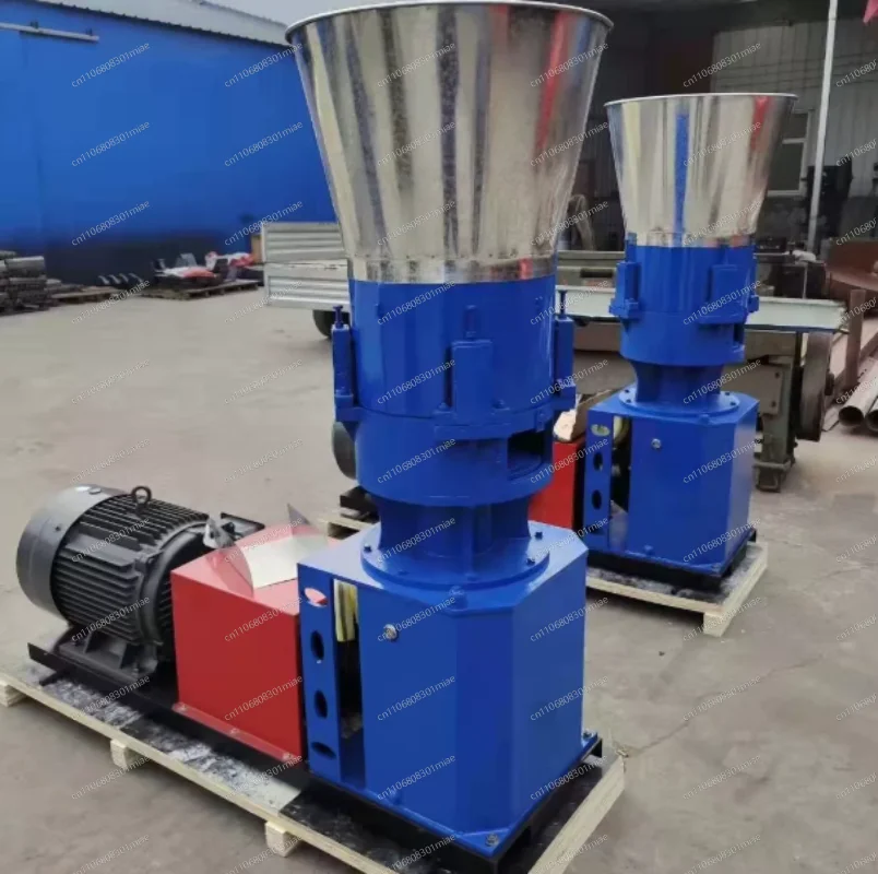 Feed pellet machine Corn wheat bran straw granulator Pellet machine 300 type organic fertilizer extrusion