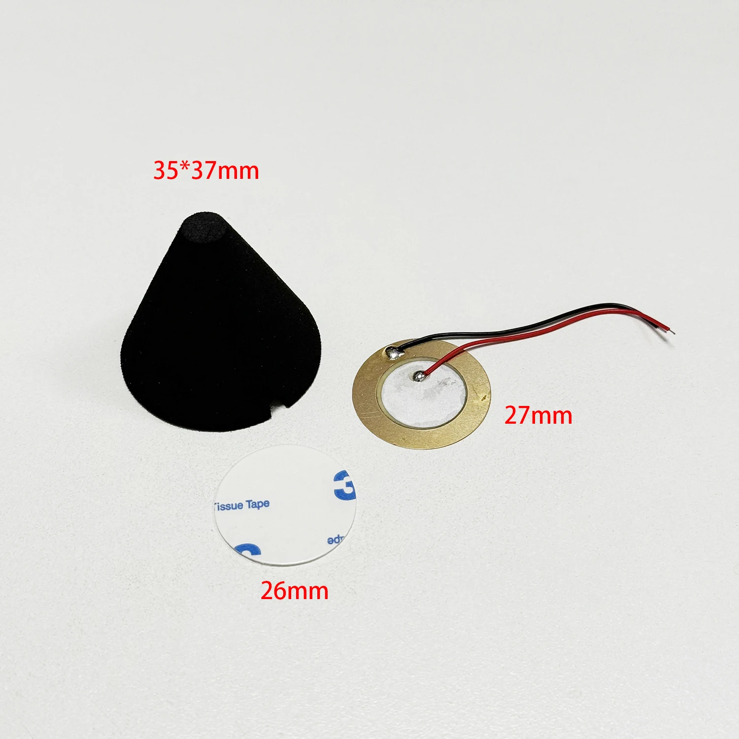 Fits Roland PDX-100 PD-8x/10x/12x & KD-120/140 KD-12X/14X Piezo Head Rim Trigger Cone With Double Tape Electronic Drum Repair