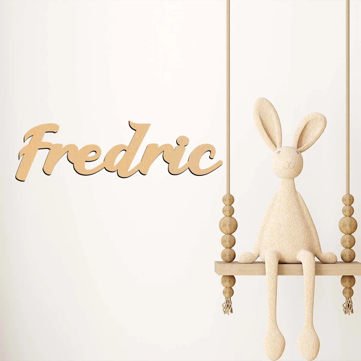 1pc NEW Fredric example Custom Text Wooden Sign Wooden Plaque Wood Material Vertical Orientation Door Hanging Decor