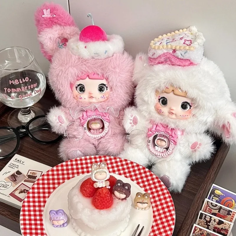 

Genuine Nommi One Bite Sweetheart Series Blind Box Kawaii Figure Vinyl Face Plush Doll Bag Pendant Collection Model Girls Gift