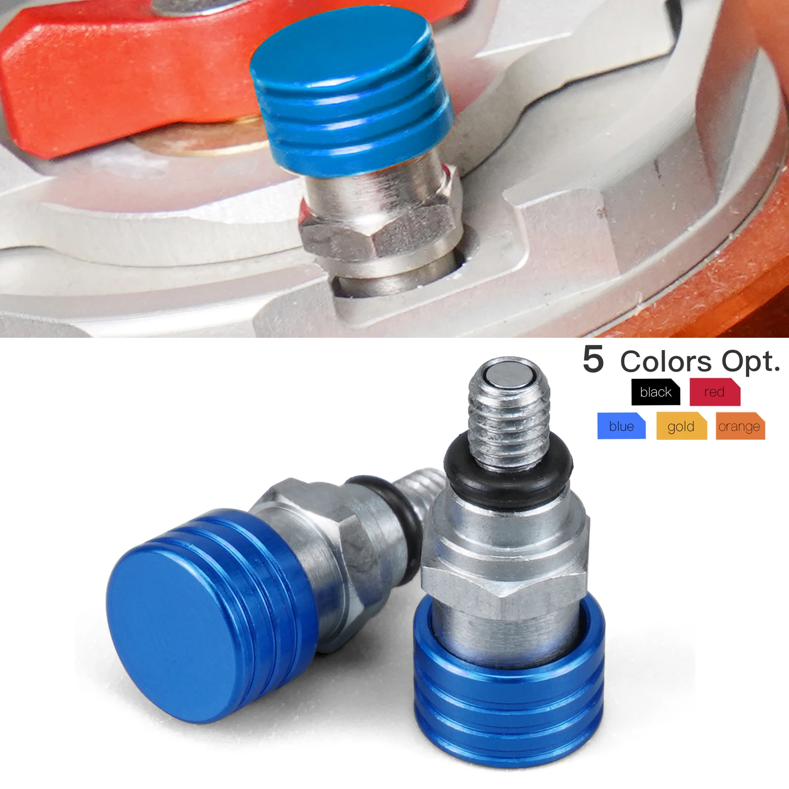 For Husqvarna TE 300 TE 250 FE 250 FE 350 FE 450 501 TX 300 FX 350 FX 450 TC FC Motorcycle M4x0.7 Fork Air Bleeder Valve Scew