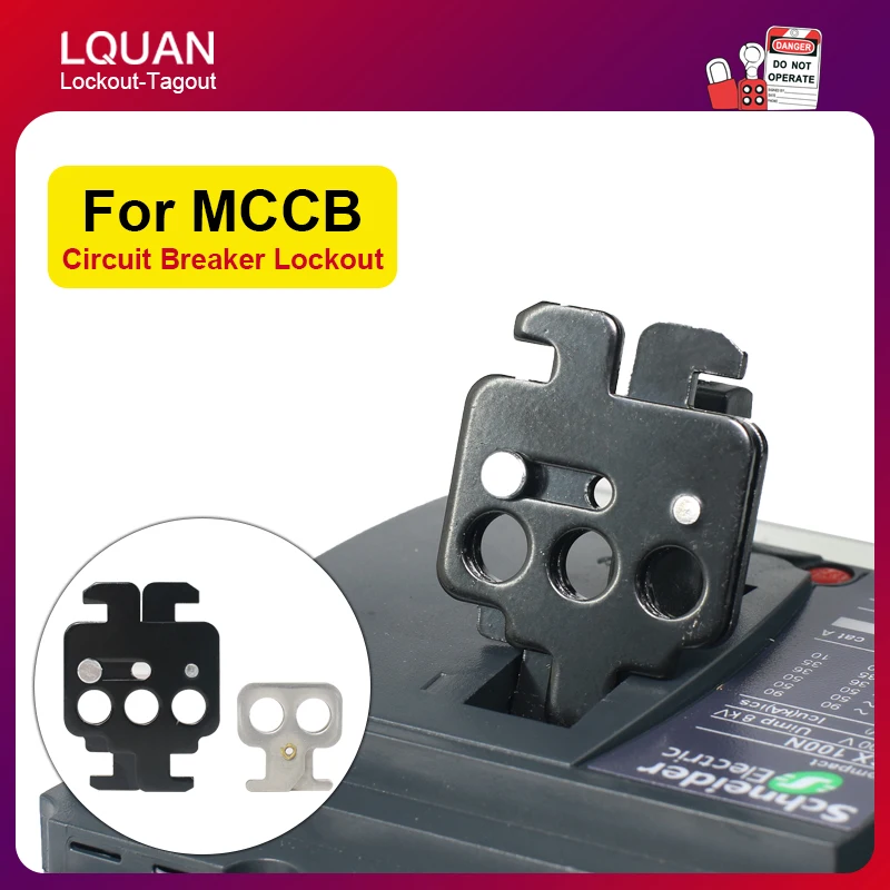 Grip Tight Circuit Breaker Lockout Mcb Locks  Small Size Circuit Breaker Lockout , Can Hang 2 Padlocks