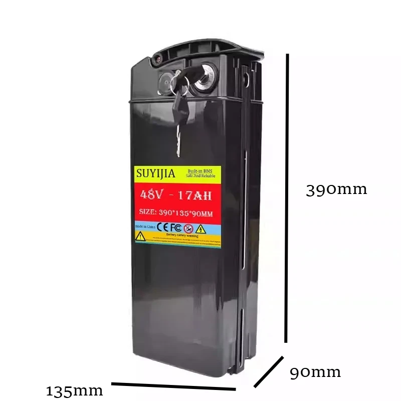 New 48V 52V Silverfish-Batterie Pour Vélo Électrique 30AH 20Ah 17Ah  Batteries Haute Capacité  Cellules 18650 Power 500-2000W