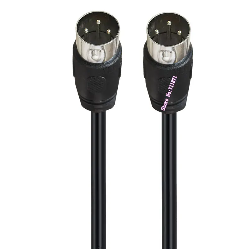 3-игольный 3-контактный DIN-папа Аудио и видео Кабель питания переменного тока для медицинского оборудования Соединительный кабель Линейный кабель 3P 3-контактный DIN «папа-папа»