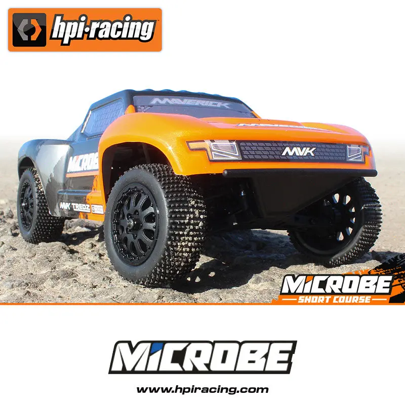 Hpi Racing Hpi Maverick 1 24 Scale Microbe Sc Electric Brushed Two Wheel Drive Short Course Off Road Rc Truck For Hobby