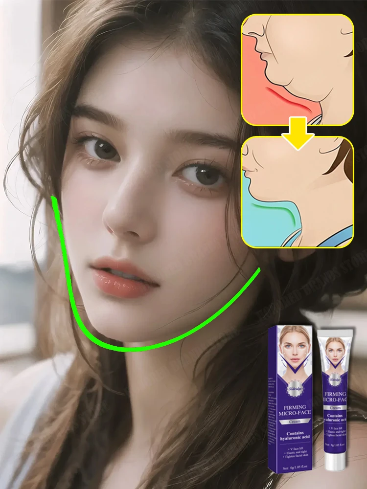 Effective V-Shape Face Slimming Lifting Facial Cream Lift Up V Double Chin Cheek Slimming Firming Anti Wrinkle Beauty Skin Care