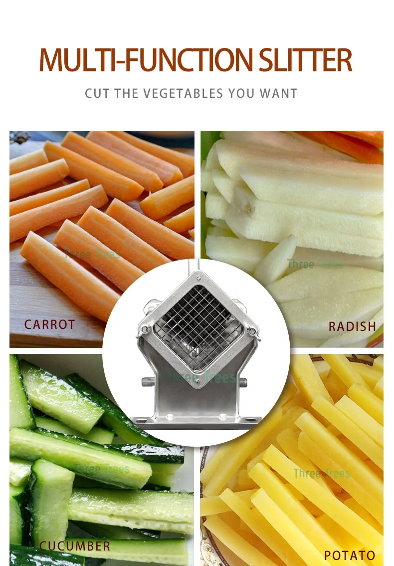 Factory outlet Easy operation carrot Potato Chips Cutter electric Fruit Vegetable Cutter Machines