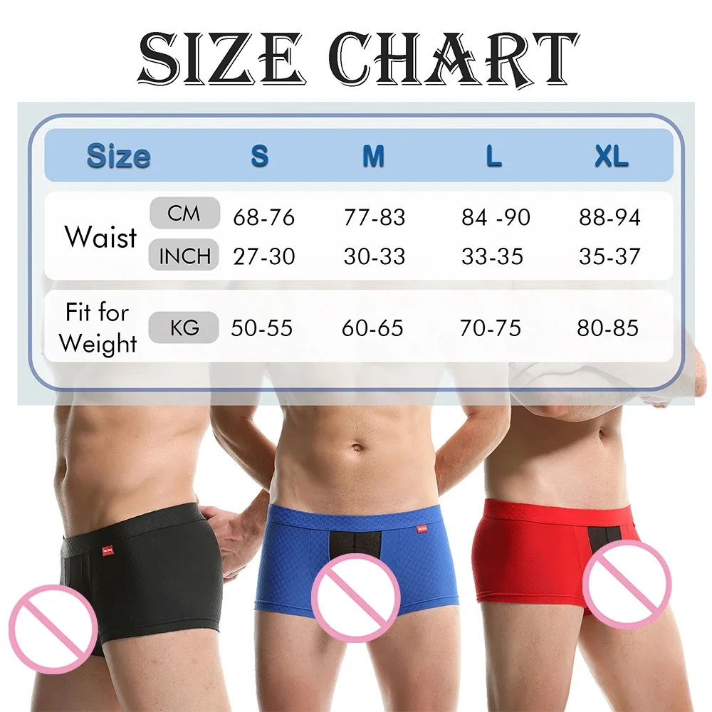 Long Penis Bulge Men Boxers Underwear Sexy Long Penis Pouch Boxershorts Underpant Male Hombre Elephant Nose Bulge Panties Boxers