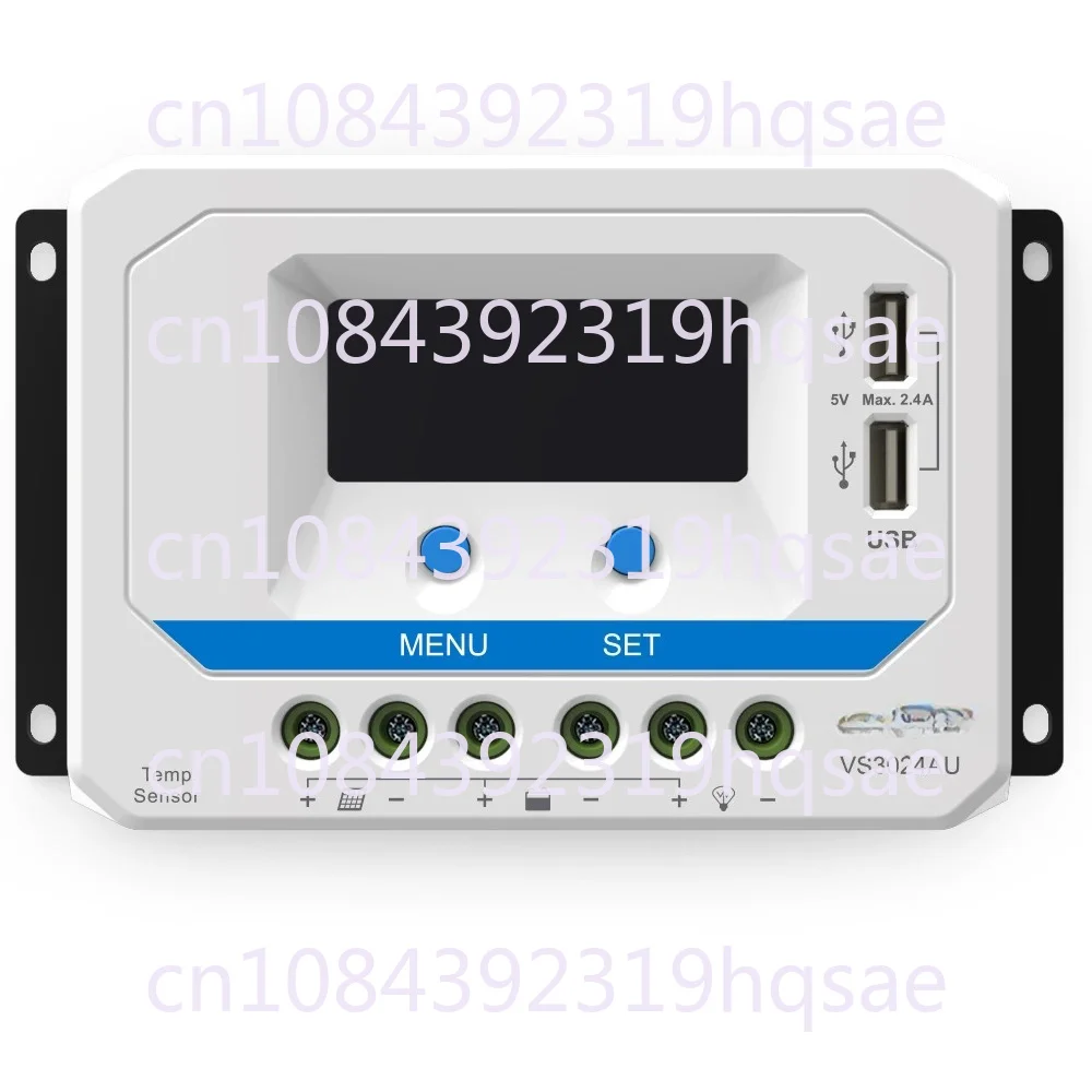 10A/20A/30A/15A/60A Solar Charge and Discharge Controller LCD Display Dual USB