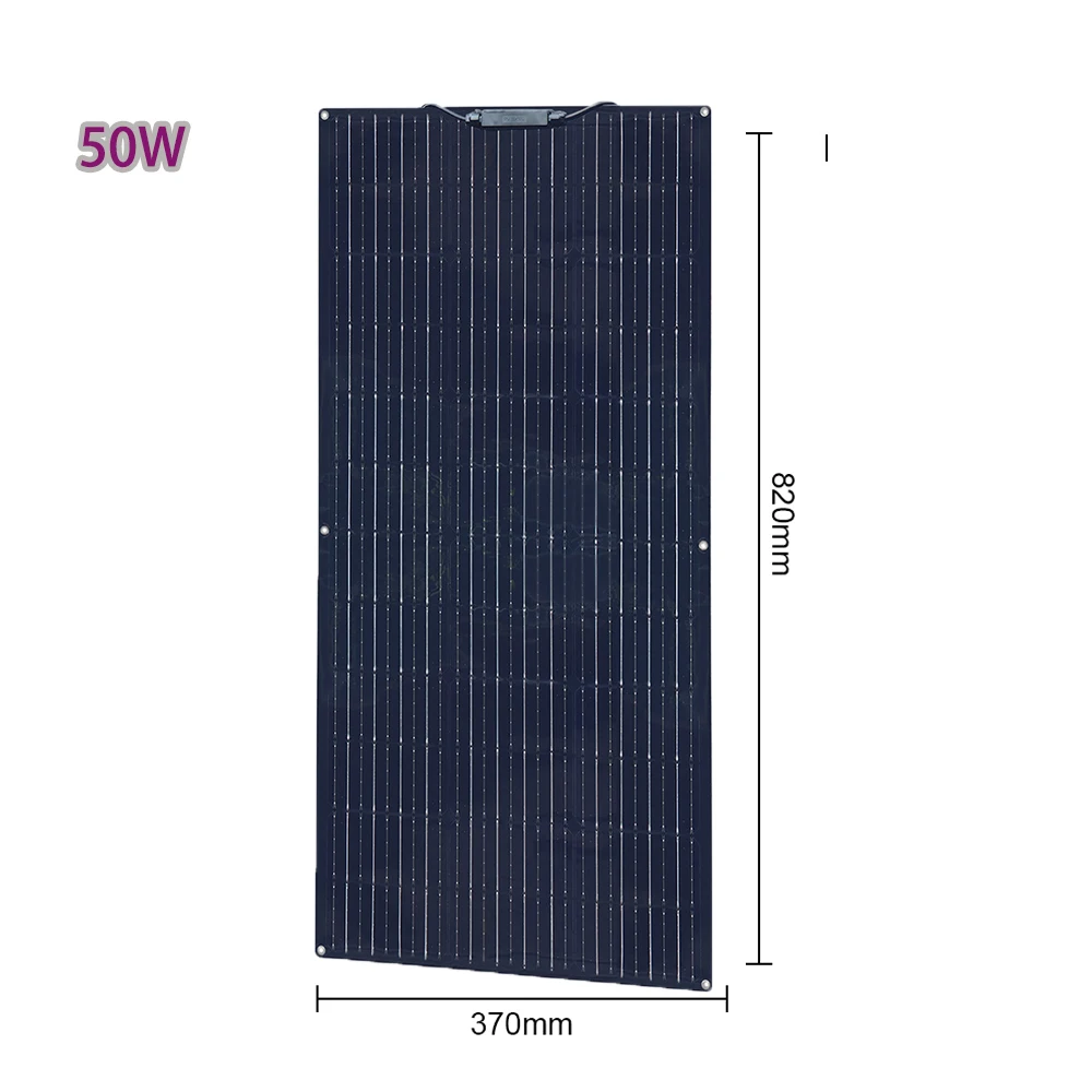 XINPUGUANG 12V 50W Flexible Solar Panel 19.8V 100W Photovoltaic solar panels battery charger for Car Boat home camper balcony