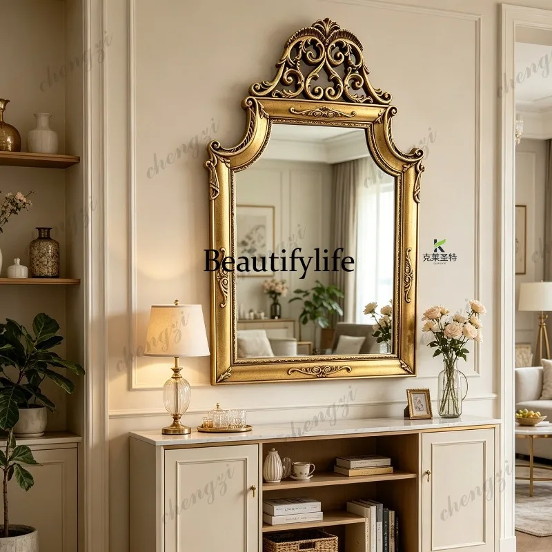 H134 Home wall-mounted desktop decorative mirror living room cosmetic mirror bathroom bathroom mirror