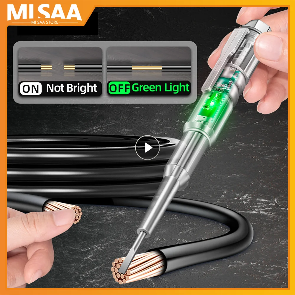 Intelligent Voltage Tester Pen AC Non contact Induction Test Pencil Voltmeter Power Detector Electrical Screwdriver Indicator