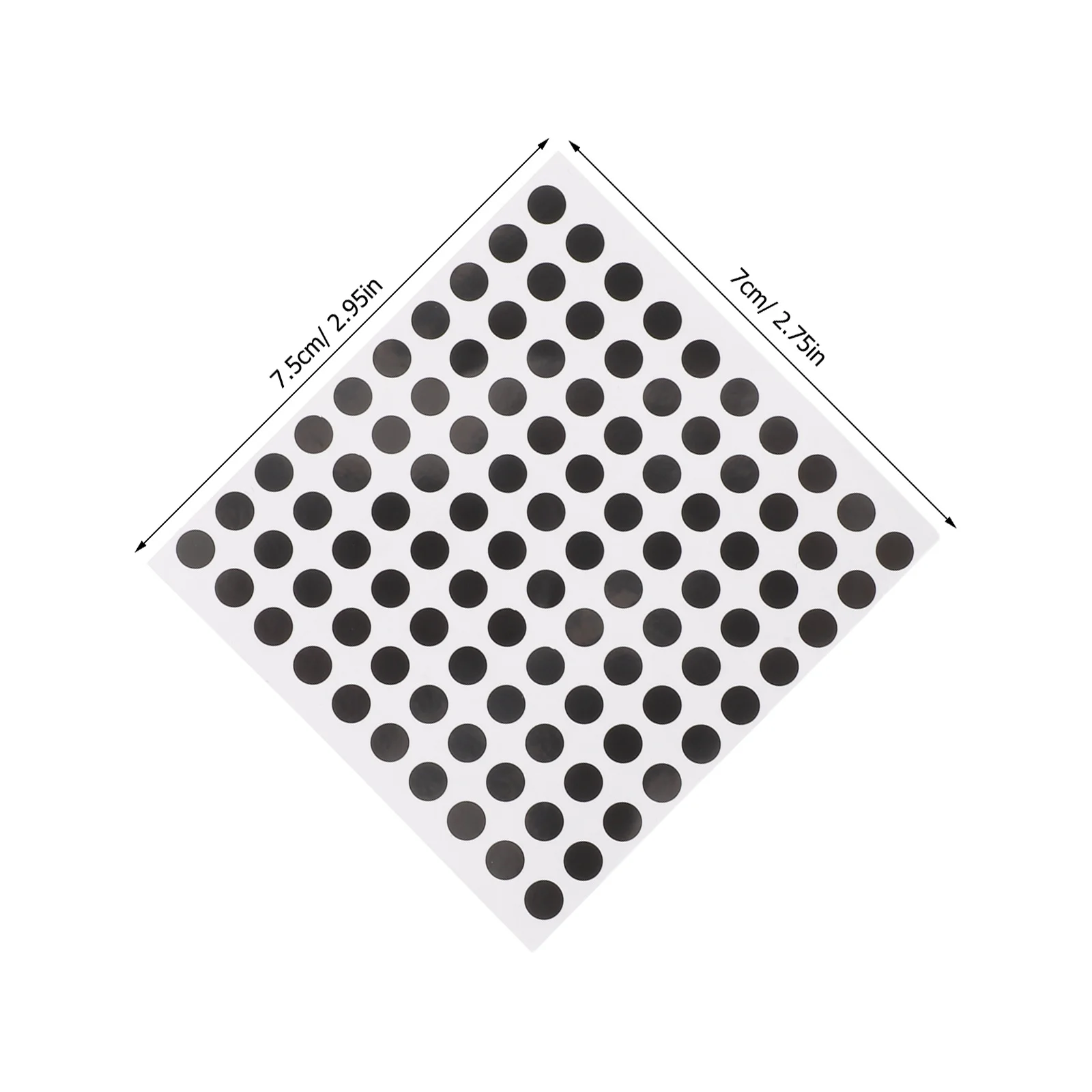 100Pcs Smart Glasses Light Blocking Stickers Self Adhesive LED Covers Dimming Dot Shading Stickers for Electronics Home Office