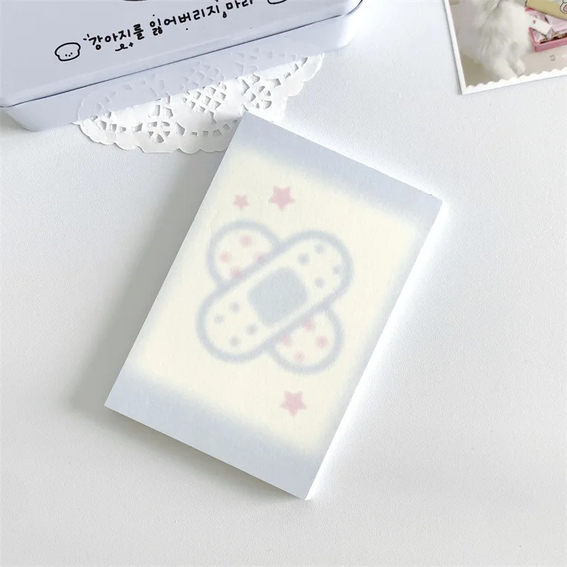 Ins style Memo Pad Cute, Non Sticky,Tearable Message Pad Notepad, And Notebook Cartoon Cute Handbook Material Book