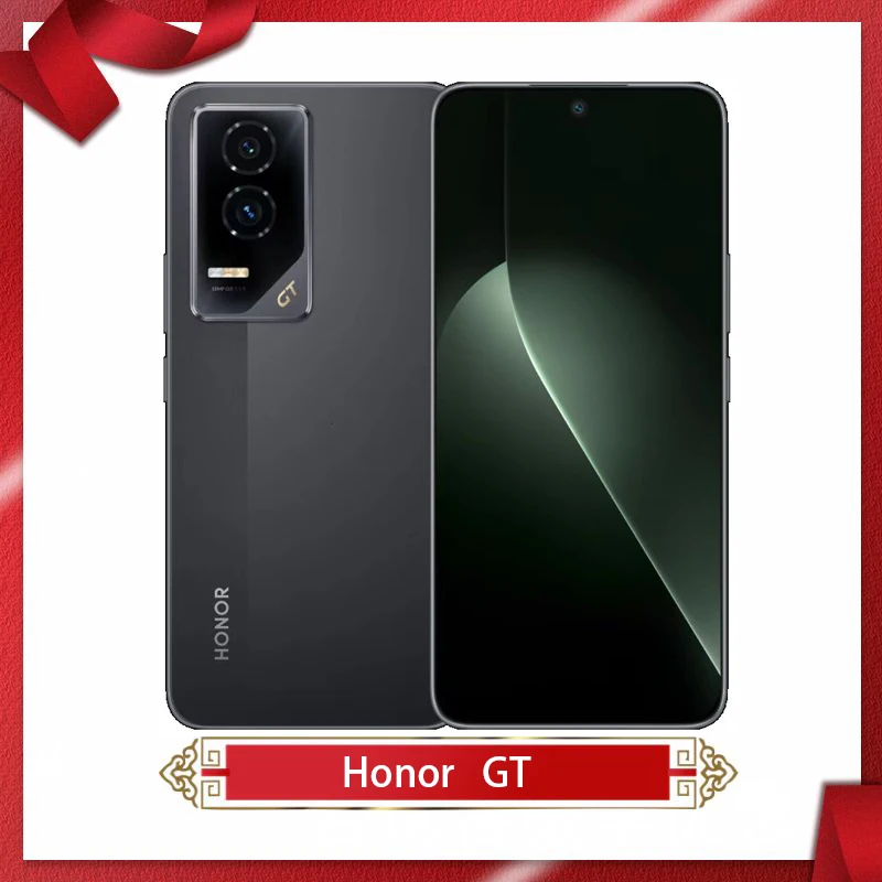 جوجل بلاي الأصلي الشرف GT 5G الهاتف المحمول Snapdragon8 Gen3 6.7 بوصة AMOLED 100 واط شاحن سريع 5300 مللي أمبير 50 ميجابكسل كاميرا NFC OTA #2