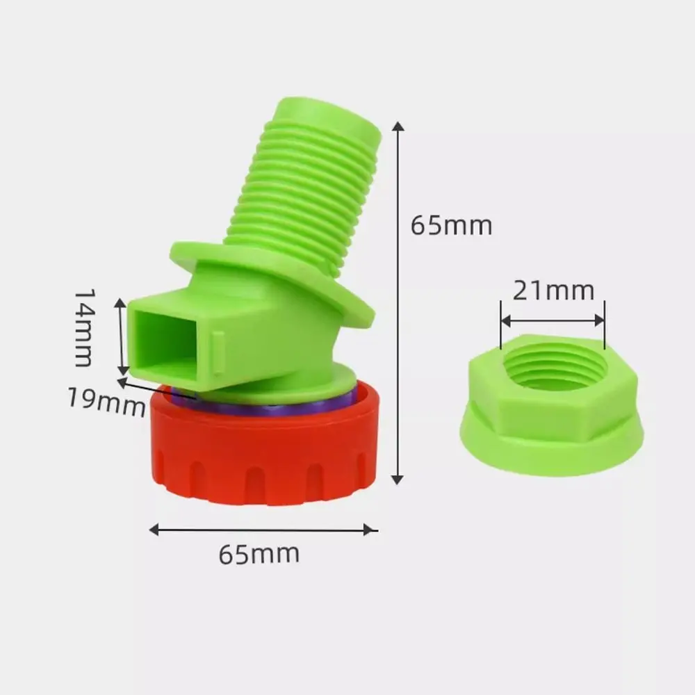 Grifo de cubo de plástico para agua potable, accesorios de cubo de repuesto para acampar, tipo perilla útil