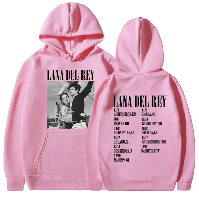 Lana Del Rey Ldr Sailing Graphic Hoodie para homens e mulheres, moletom estético, moda Harajuku, moletons extragrandes, roupas de streetwear