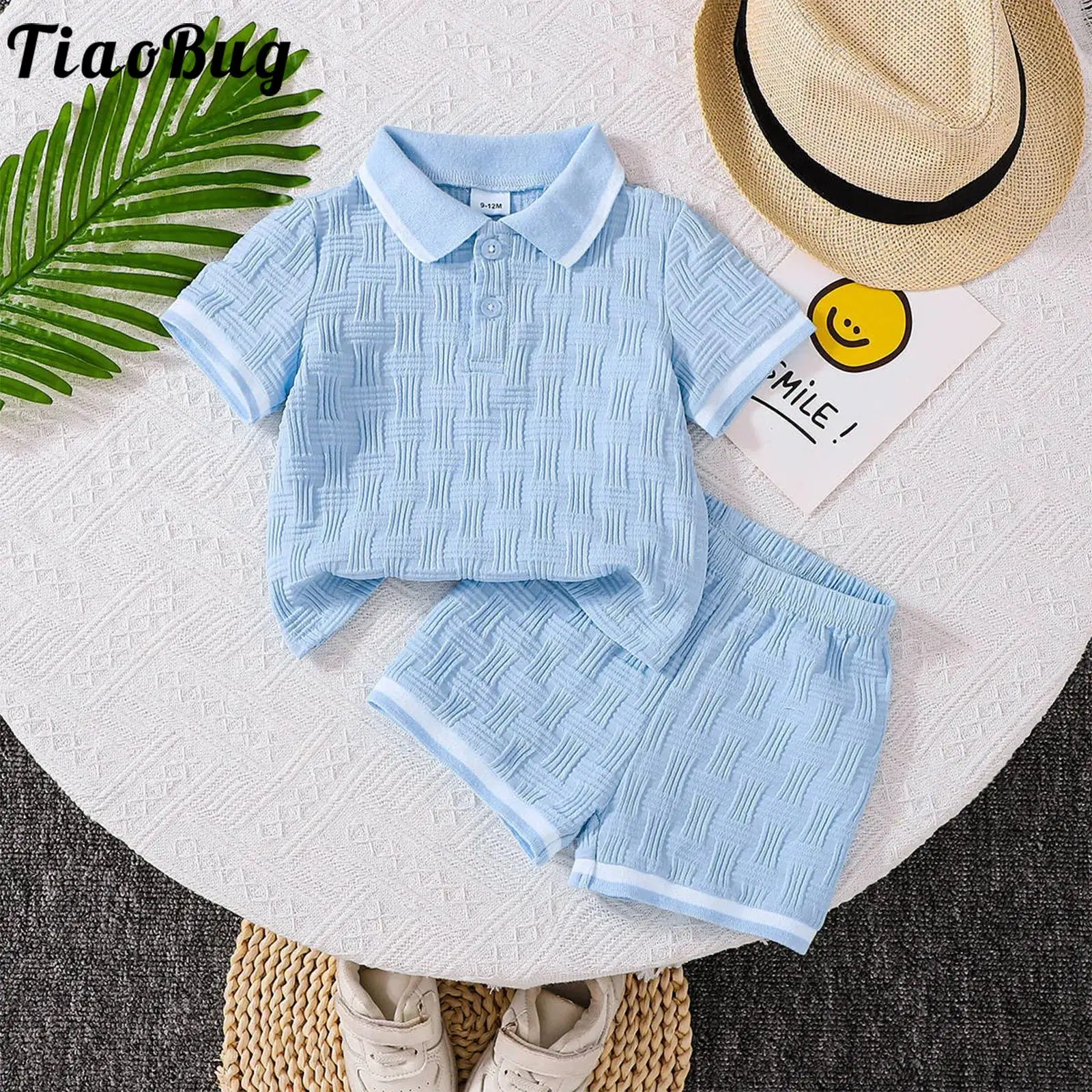 

Одежда для маленьких мальчиков, комплект из 2 предметов, летние наряды, модная рубашка с отложным воротником и короткими рукавами, топы и шорты, повседневная школьная одежда