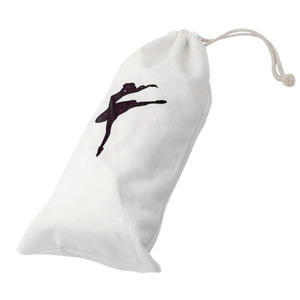 

Pointe Shoe Storage Bag Ballet Shoes for Women Makeup Drawstring Holder Beam Port Accessories Beige Travel