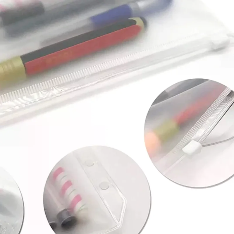 

8PCS PVC Binder Pocket Cash Envelopes A5 A6 A7 Zipper Folders Pouches Money Organizer Budget Document Filing Loose Leaf Inserts