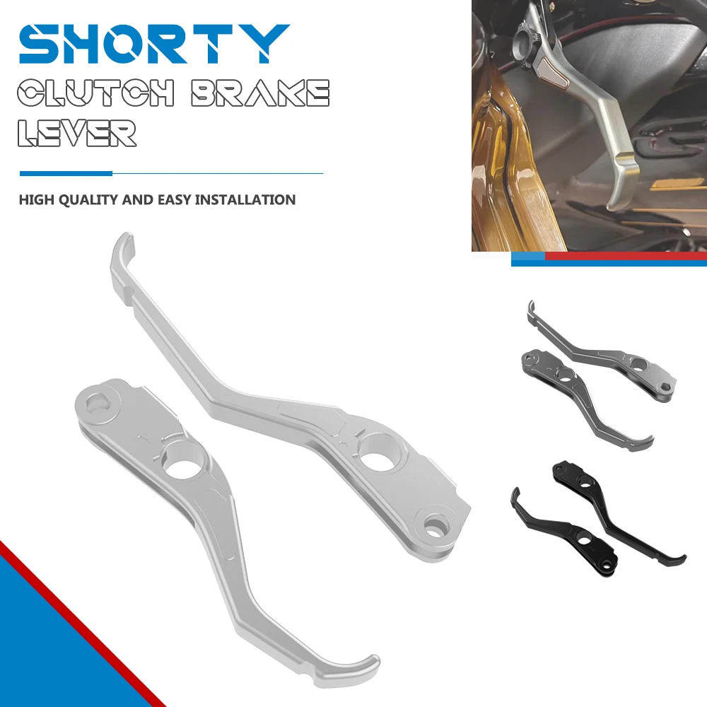 

FOR BMW R1250RT R1250R R1250RS 2018-2019-2020-2021-2022-2023 CNC Aluminium TWO FINGER Shorty CLUTCH BRAKE LEVER SET