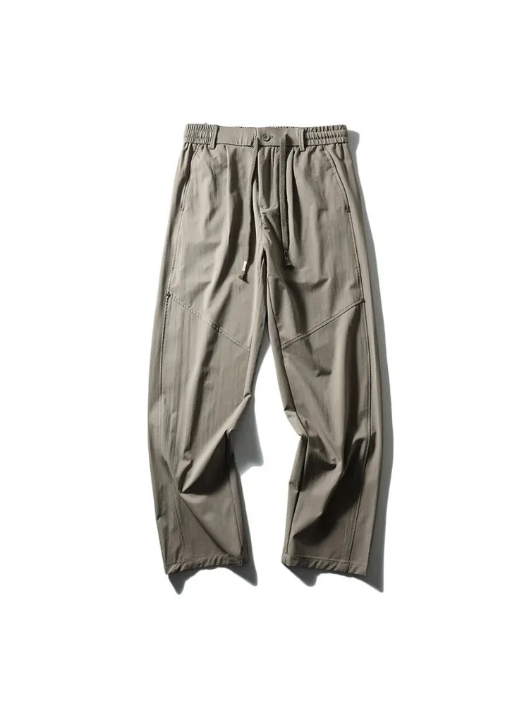 

Spring New Arrival Men's Casual Sports Pants Straight Leg Loose Fit Breathable Qui Dry Cool Feeling Outdoor Functionali