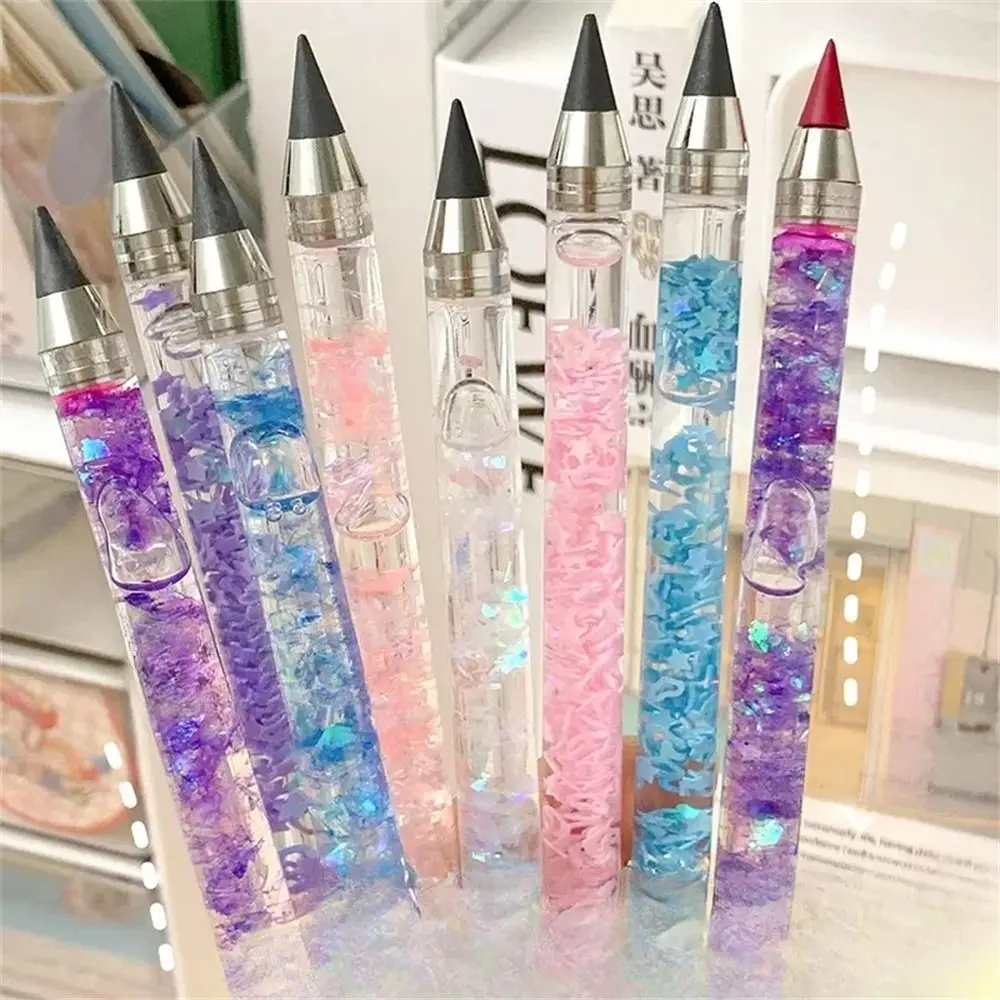 No Ink Unlimited Writing Pencil Technology Replacement Nibs Wind Flow Sand Pen Drawing Art Sketch Eternal Pen Stationery